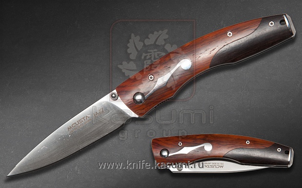 Складной нож Mcusta MC-0171 Jazz из&nbsp;японской стали VG-10 и&nbsp;рукоятью из&nbsp;красного дерева (Cocobolo)